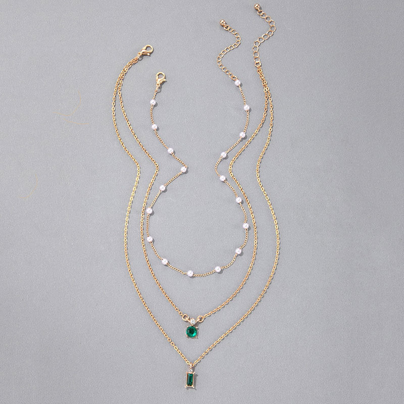 Sweater Chain Creative Pearl Chain Multi-layer Necklace