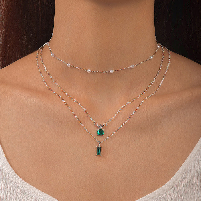 Sweater Chain Creative Pearl Chain Multi-layer Necklace